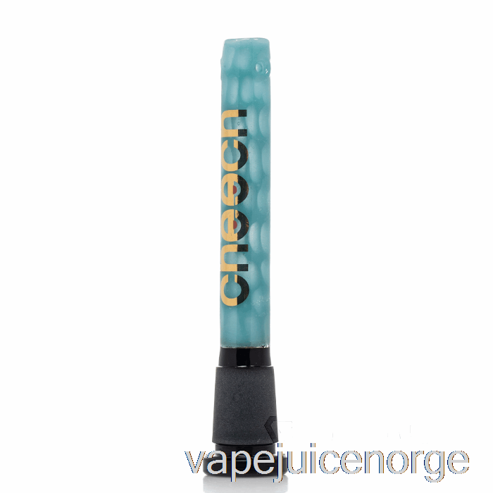 Vape Juice Cheech Glass 4inch Honeycomb Downstem Lyseblå